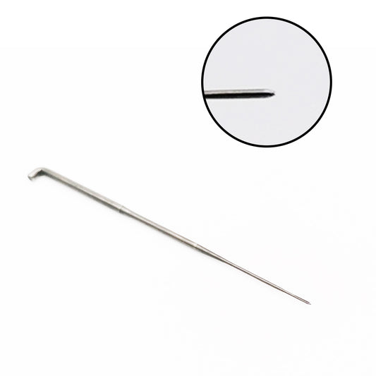 Hair punching fork needles