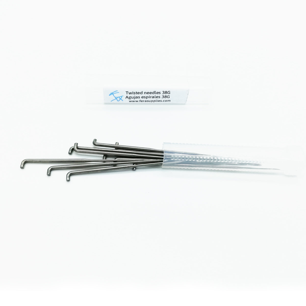 Hair punching twisted needles
